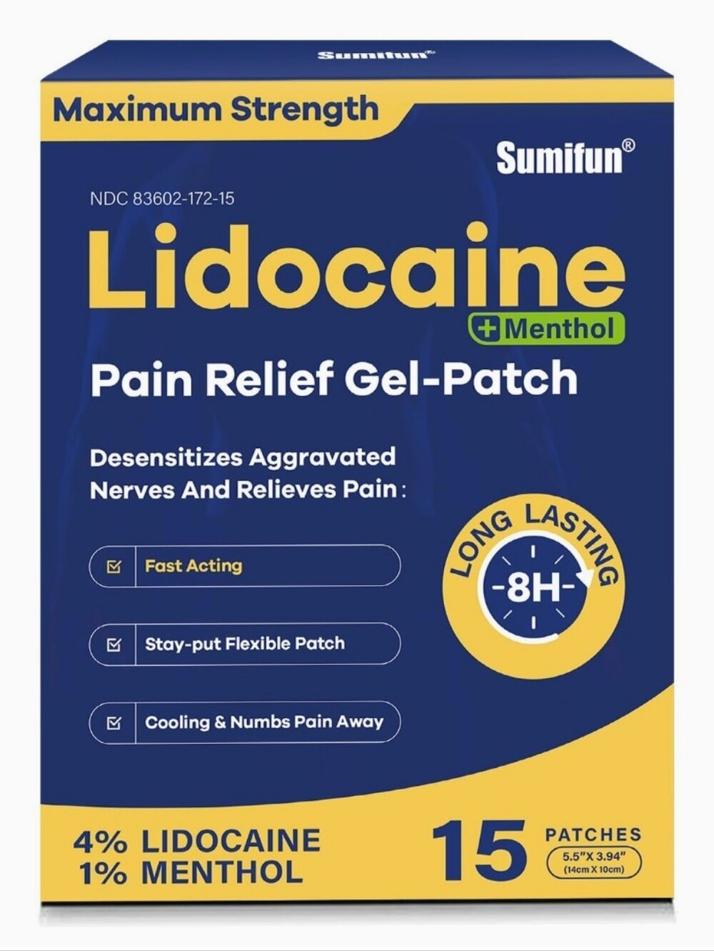 Lidocaine 4 % Patches